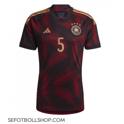 Billiga Tyskland Thilo Kehrer #5 Borta fotbollskläder VM 2022 Kortärmad